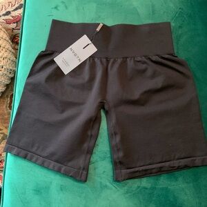 NVGTN NWT Seamless Black Biker shorts
